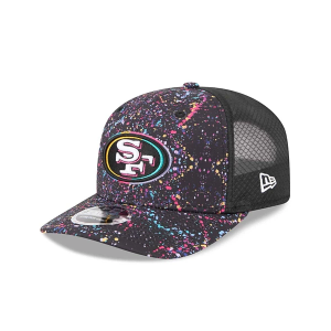 San Francisco 49ers New Era 2025 Crucial Catch 9Seventy Flexfit Hat One Size Black
