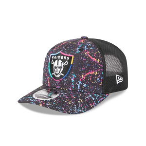 Las Vegas Raiders New Era 2025 Crucial Catch 9Seventy Flexfit Hat One Size Black