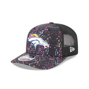 Denver Broncos New Era 2025 Crucial Catch 9Seventy Flexfit Hat One Size Black