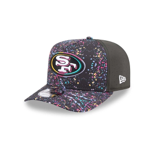 San Francisco 49ers New Era 2025 Crucial Catch 9Fifty Snapback Hat One Size Black