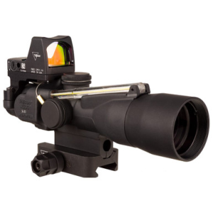 Trijicon ACOG 3x30 Dual Illum Amber Horseshoe/Dot 5.56x45mm/62gr. Ballistic Compact Riflescope w/Q-LOC Mount & 3.25 MOA RMR Type 2 TA33-C-400395 - Trijicon