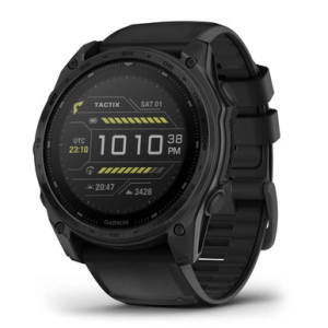 Garmin tactix 8 Solar Elite 51mm Titanium Smartwatch w/ Applied Ballistics Elite Solver 010-03407-10 - Garmin