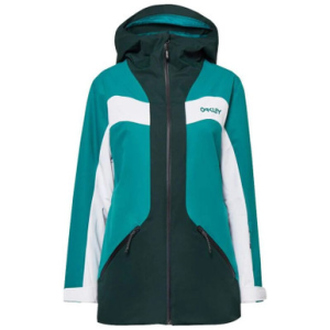 Oakley Women's TNP TBT Green Lake/White/Hunter Green Insulated Jacket Medium FOA500319-9NA-M - Oakley