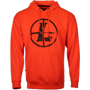 Leupold Distressed Reticle Performance Hoodie Blaze Orange XXL 184047 - Leupold