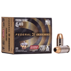 Image of Federal Personal Defense Ammo 45 Acp 230gr Hydra-Shok