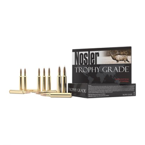 Image of Nosler, Inc. Trophy Grade Ammo 338 Lapua Magnum 225gr Accubond
