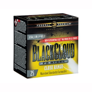 Image of Federal Black Cloud Close Range Ammo 12 Gauge 3" 1-1/4 Oz #3 Steel Shot