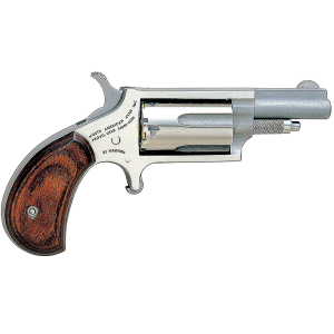 North American Arms NAA 22 Mag Mini 22 Mag 1.62" 5rd Rosewood Grip Stainless - $249.99 at Fin Feather Fur Outfitters