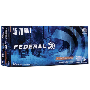 Federal Federal 4570AS Power-Shok 45-70 300 GR JSP 20 Rounds - $45.99 at Fin Feather Fur Outfitters