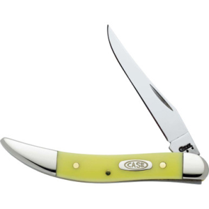 Case Knives Case Sm Texas Tpick 1Bl 3" Yellow - $46.99 at Fin Feather Fur Outfitters