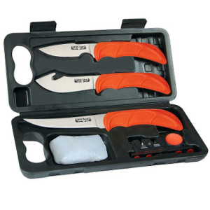 Outdoor Edge WL-6 Wild-Lite Compact 6-Piece Butcher Knives Kit