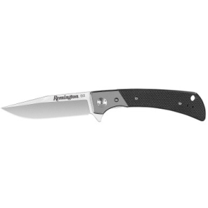 Remington Remington EDC G10 Black D2 Drop Point - $29.99 at Fin Feather Fur Outfitters