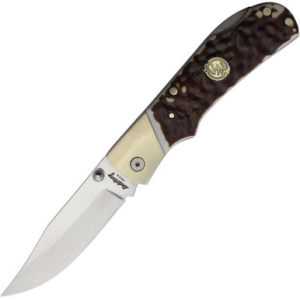 Aob Schrade Uncle Henry Folding 3" Lockback Knife Staglon Handles - $19.99 at Fin Feather Fur Outfitters