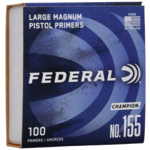 FEDERAL 155 LARGE MAGNUM PISTOL PRIMER 100 CT.
