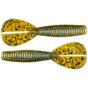 Strike King Strike King Rage Twin Tail Menace Grub 8pk Green Pumpkin - $7.99 at Fin Feather Fur Outfitters