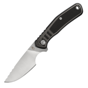 Gerber Gerber Downwind Black Fixed Blade Caper, Plain Edge, Drop Point, Waxed Canvas Sheath - $35.99 at Fin Feather Fur Outfitters