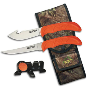 Outdoor Edge Wild-Bone Compact 4-Piece Field Hunting Knives Combo