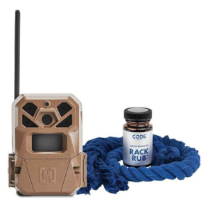 Moultrie Edge 2 Cellular Trail Camera Scout-N-Scrape Kit, Camera and Code Blue Rope a Dope Bundle