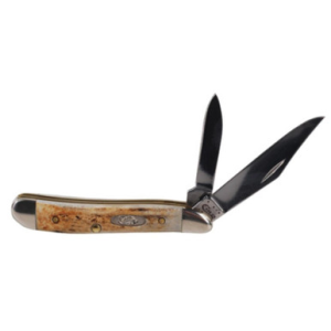 Case Knives Case Peanut Folding Knife Clip and Pen SS Blades Brown Genuine Stag Handle - $99.99 at Fin Feather Fur Outfitters