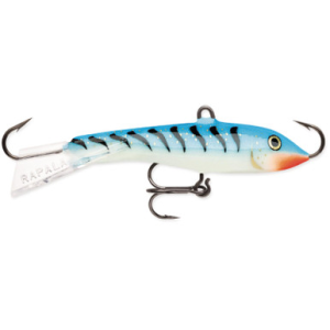 Rapala Jigging Rap 1.25" 1/8oz Glow Blue Tiger