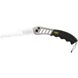 Wicked Tree Wicked Tree Gear WTG001 Hand Saw Folding Saw 7" High Carbon Steel Blade Black Overmolded Aluminum Handle - $29.99 at Fin Feather Fur Outfitters