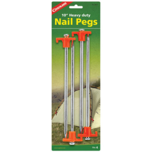Coghlans 10 Inch Nail Pegs - Pkg Of 4