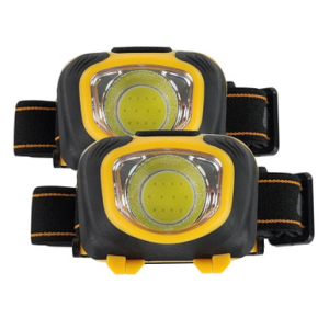 Luxpro LUXPRO LED Headlamps 250 Lumens Black/Yellow 2-Pack - $12.99 at Fin Feather Fur Outfitters