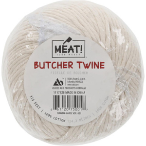 Meat! MEAT! Butcher's Twine 375 ft 100% Cotton 1/2 lb Ball - $6.99 at Fin Feather Fur Outfitters