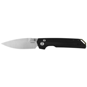 Kershaw Kershaw Iridium Button Lock 3.45 in. MagnaCut Folding Knife Black G10 - $219.99 at Fin Feather Fur Outfitters