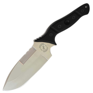 Sniper Bladeworks Sniper Bladeworks MAMU Fixed Blade Knife Black G-10 Satin - $195.00 at Fin Feather Fur Outfitters