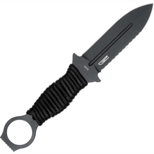 CobraTec Ringed Claymore Dagger Knife Black