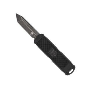 Cobratec CobraTec Hornet OTF Knife Black D2 Tanto Plain Edge - $79.99 at Fin Feather Fur Outfitters