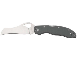Spyderco byrd Gooney Folding Knife 3.44in Plain Edge Gray G-10