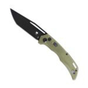 Cobratec CobraTec Koa G10 Push Button Automatic Tanto Knife OD Green - $59.99 at Fin Feather Fur Outfitters