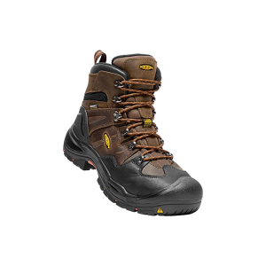 Keen Keen Men's Coburg 6" Steel Toe Waterproof Work Boot Cascade Brown/Brindle - $189.99 at Fin Feather Fur Outfitters