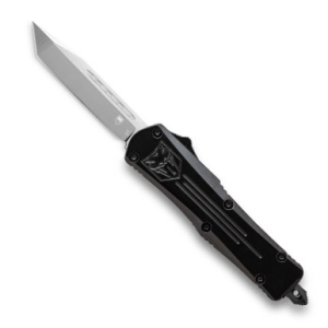 Cobratec CobraTec FS-3 Medium OTF Knife 3-Inch D2 Tanto Black - $124.99 at Fin Feather Fur Outfitters