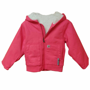 Carhartt Carhartt Girls' Zip Front Flannel Quilt Lined Hooded Active Jackets - $79.99 at Fin Feather Fur Outfitters