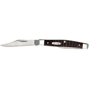 Case Knives Case 00083 Pen Small 2"/1.47" Folding Clip/Pen Plain As-Ground Stainless Steel Blade Brown Jigged Synthetic Handle - $55.99 at Fin Feather Fur Outfitters