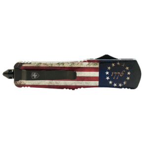 Templar Knives Templar Knives Large Betsy Ross Flag Drop-Point OTF Knife - $99.99 at Fin Feather Fur Outfitters