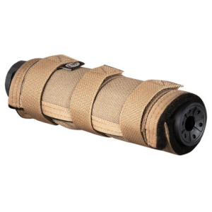 Silencerco SilencerCo AC1985 High Temp Suppressor Cover 6" FDE Nylon - $80.99 at Fin Feather Fur Outfitters