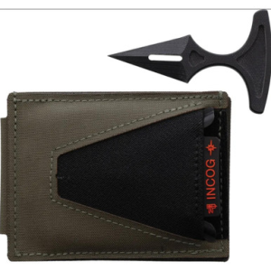Toor Knives Snake Doctor G10 Push Dagger & INCOG Wallet Ranger Green