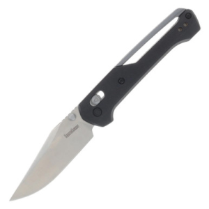 Kershaw Kershaw Airspace Folding Knife 3-Inch 14C28N Satin Clip Point Black - $59.99 at Fin Feather Fur Outfitters