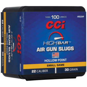 Cci CCI ARS22HP High Bar Air Gun Slug 22Cal 30gr Hollow Point 100 Per Box/5 Case - $16.99 at Fin Feather Fur Outfitters