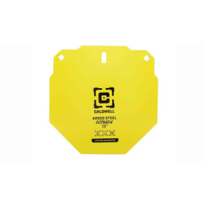 Aob Caldwell AR500 13-Inch Octagon Steel Shooting Target, Yellow - $83.99 at Fin Feather Fur Outfitters