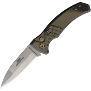 Knives Of Alaska Knives of Alaska Eagle Auto MagnaCut Knife OD/Black G10 - $199.99 at Fin Feather Fur Outfitters