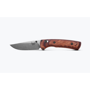 Benchmade SlipRidge 3.5 in MagnaCut Folding Hunting Knife Wood