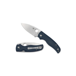 Spyderco Spyderco Shaman Folding Knife 3.58" CPM SPY27 Cobalt Blue G-10 - $283.50 at Fin Feather Fur Outfitters