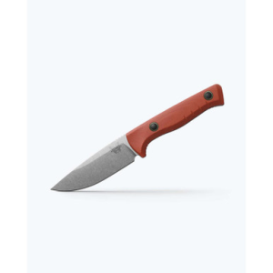 Benchmade SlipRidge Fixed Blade Knife 3.7in MagnaCut Rust Orange G10