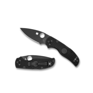 Spyderco Spyderco Native 5 Lightweight Folding Knife Black DLC PlainEdge - $161.25 at Fin Feather Fur Outfitters