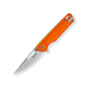 Buck 239 Infusion 3.25in Drop Point Folding Knife Orange Aluminum